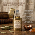 JckscFK™ Nostalgic Herbal Essence Deep Moisture Wand, Mini Botanical Oil Roll-On, Portable Moisturizing Skin Essence Rollerball, Travel Size Body Care Wand for Dry Skin, Cuticles, Wrists, Neck & Pulse Points
